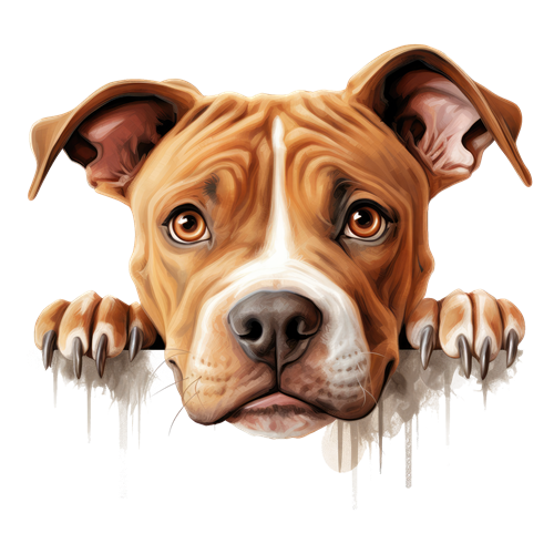 American Pit Bull Terrier sticker motiv