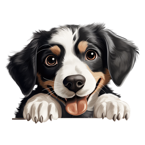 Appenzeller Sennenhund sticker motiv