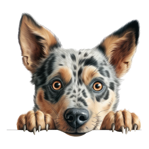 Australian Cattle Dog sticker motiv