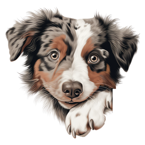 Australian Shepherd sticker motiv