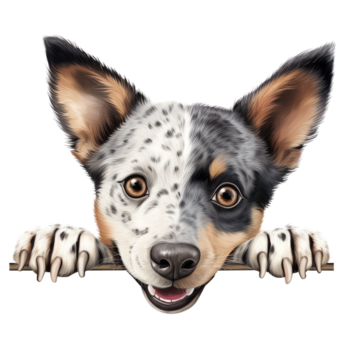 Australian Stumpy Tail Cattle sticker motiv