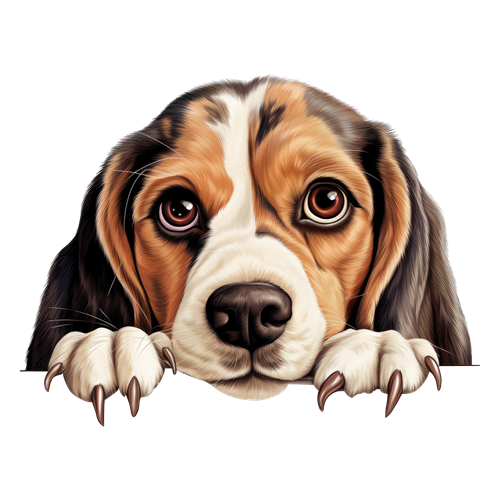Beagle sticker motiv