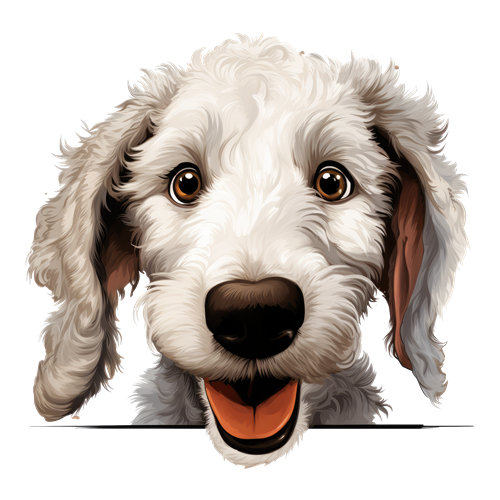 Bedlington Terrier sticker motiv