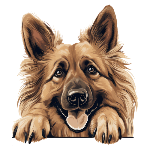 Belgian Tervuren sticker motiv
