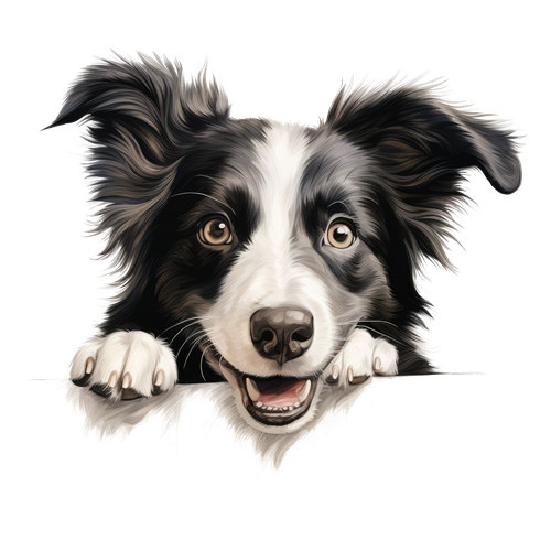Border Collie sticker motiv