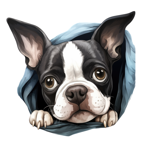 Boston Terrier sticker motiv