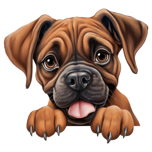 Boxer sticker motiv