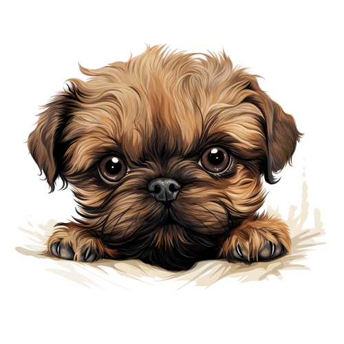 Brussels Griffon sticker motiv