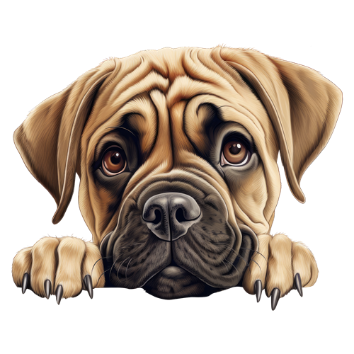 Bullmastiff sticker motiv