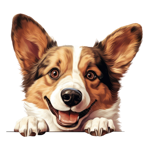 Cardigan Welsh Corgi sticker motiv