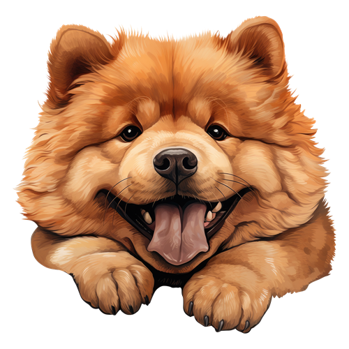 Chow Chow sticker motiv