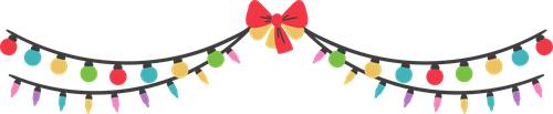 Christmaslights 30 sticker motiv