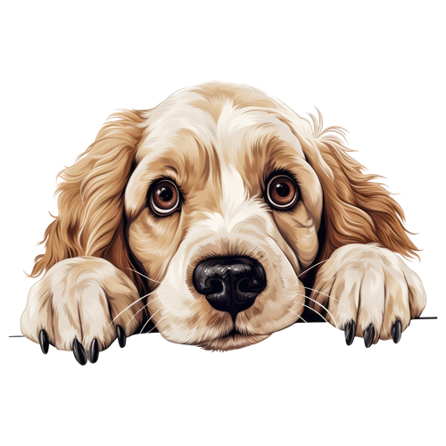 Clumber Spaniel sticker motiv