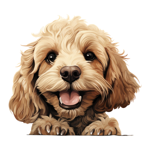 Cockapoo sticker motiv