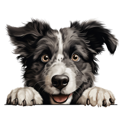 Croatian Sheepdog sticker motiv