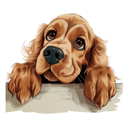 English Cocker Spaniel sticker motiv