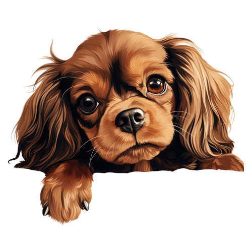 English Toy Spaniel sticker motiv