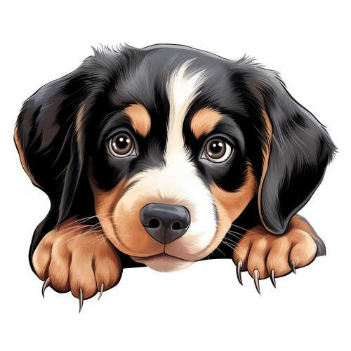 Entlebucher Mountain sticker motiv