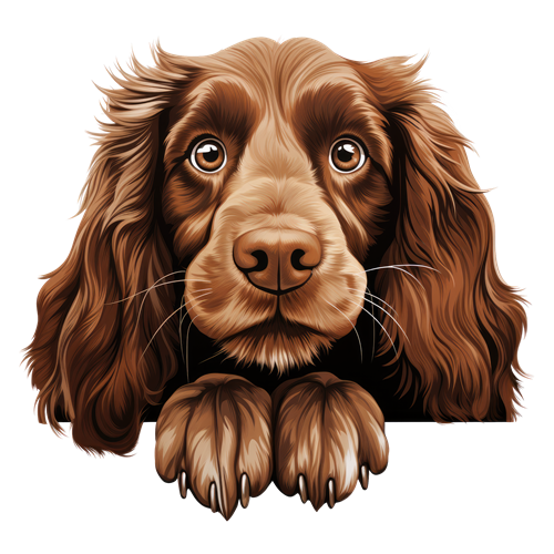 Field Spaniel sticker motiv