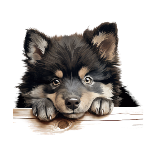 Finnish Lapphund sticker motiv