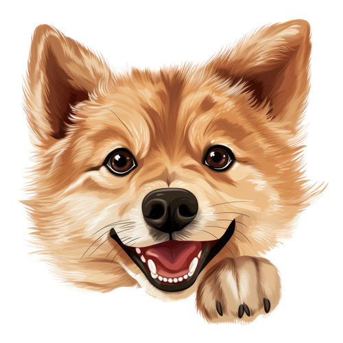 Finnish Spitz sticker motiv