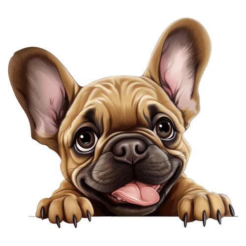 French Bulldog sticker motiv