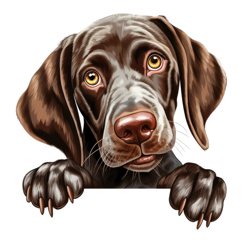 German Shorthaired Pointer sticker motiv