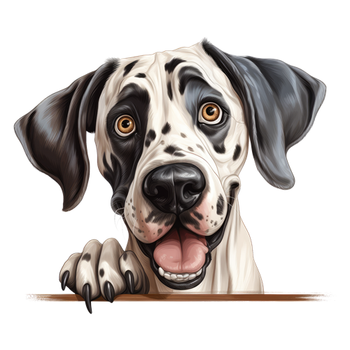 Great Dane sticker motiv