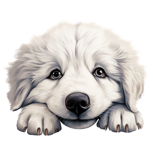 Great Pyrenees sticker motiv