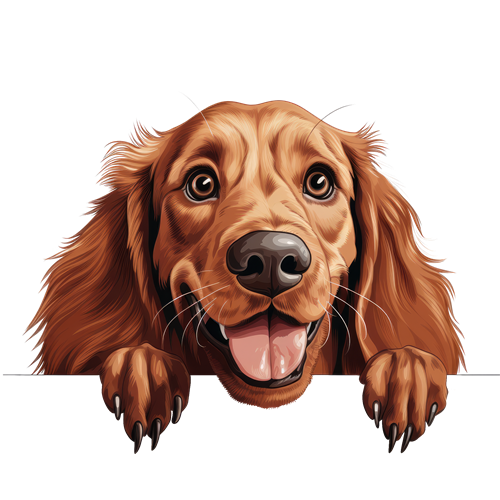 Irish Setter sticker motiv