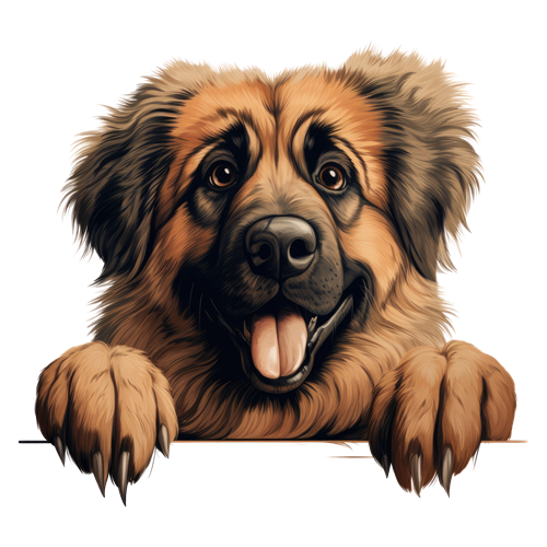 Leonberger sticker motiv