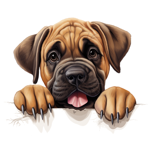 Mastiff sticker motiv