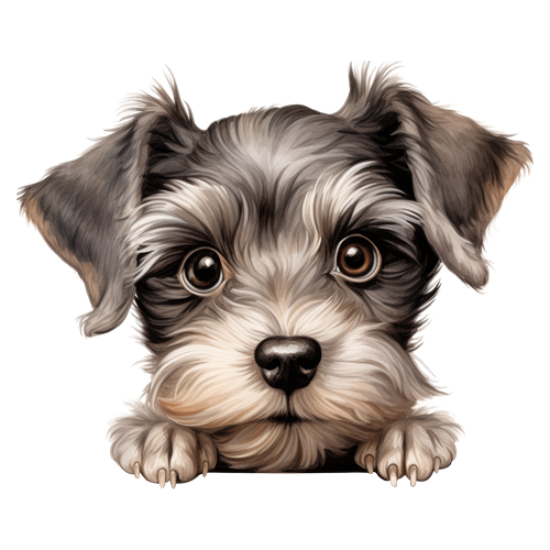 Miniature Schnauzer sticker motiv
