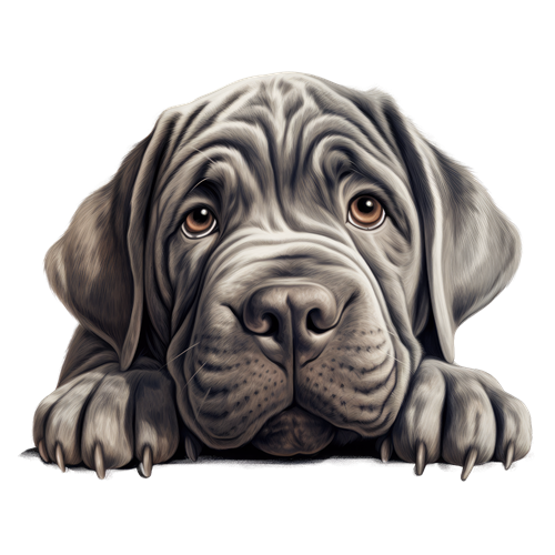 Neapolitan Mastiff sticker motiv