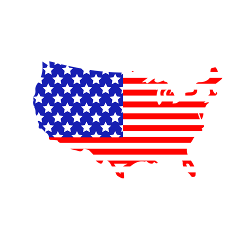 Rms0029 7 American Flag sticker motiv