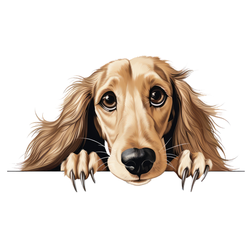 Saluki sticker motiv