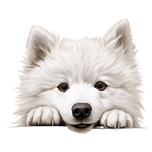 Samoyed sticker motiv