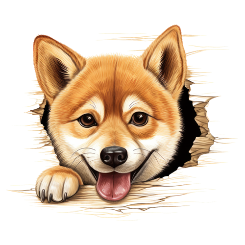 Shiba Inu sticker motiv