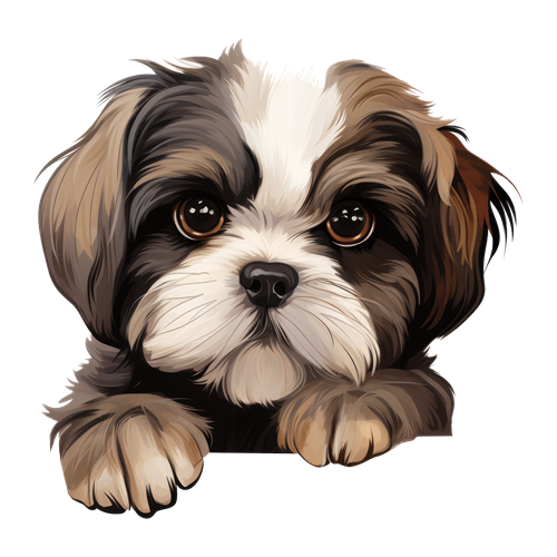 Shih Tzu sticker motiv