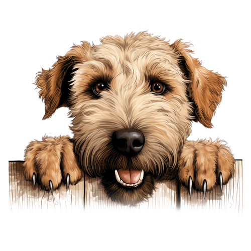 Soft Coated Wheaten Terrier sticker motiv