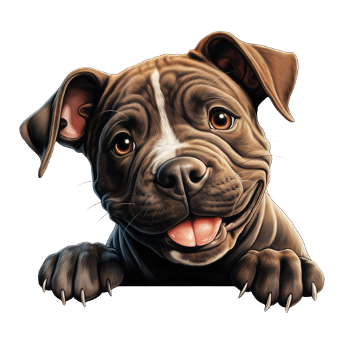 Staffordshire Bull Terrier sticker motiv