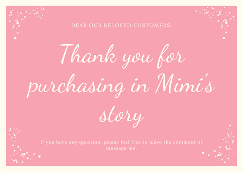 Thank You From Mimi's Story sticker motiv