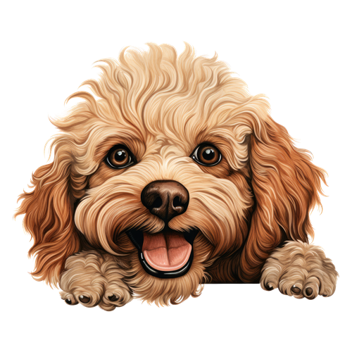 Toy Poodle sticker motiv