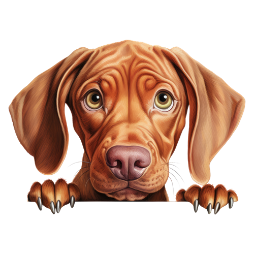 Vizsla sticker motiv