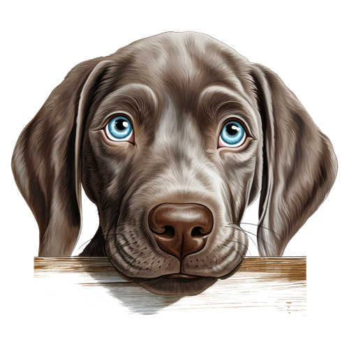 Weimaraner sticker motiv