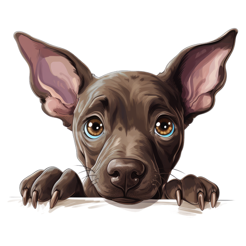 Xoloitzcuintli sticker motiv