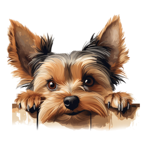 Yorkshire Terrier sticker motiv