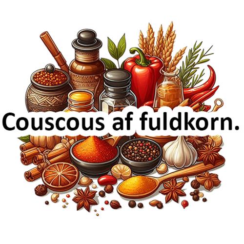 Couscous af fuldkorn med krydderier
