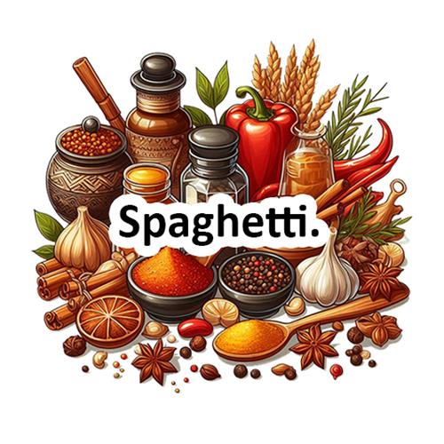 Krydderier og Spaghetti