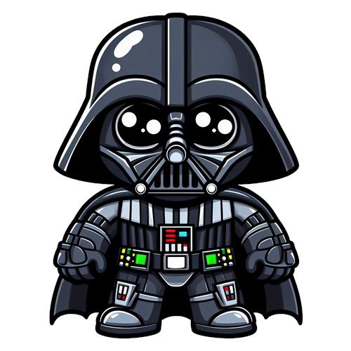 Kawaii Darth Vader Figur
